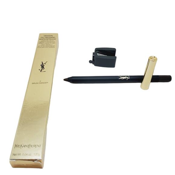 Yves Saint Laurent Waterproof Eye Pencil With Sharpener 2 Brun Danger - Picture 1 of 4